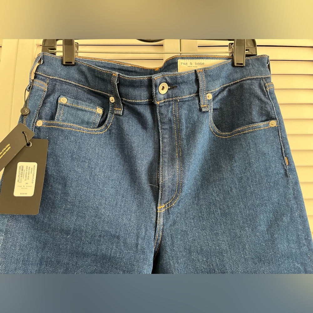 Rag & Bone Nina High-Rise Ankle Cigarette Leg Jeans Size 10 NWT (30)